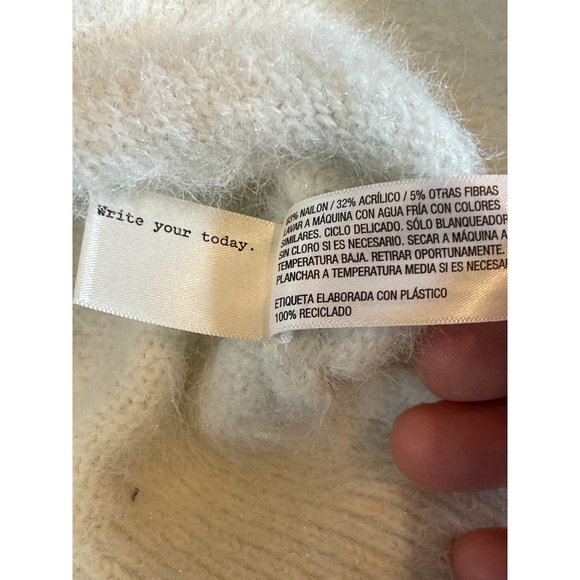 A New Day Womens Pullover Sweater Round Neck Long Sleeve White Size Medium - Picture 12 of 12